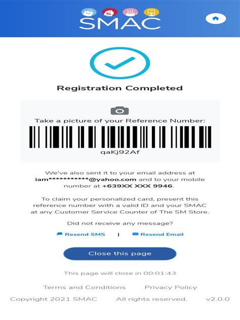 smac my card.